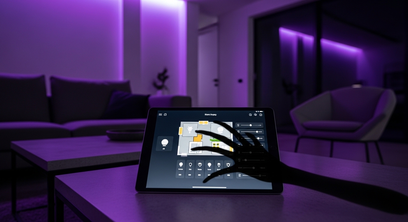 Ilustracion complementaria del tema: domotica - aspecto: hacker control.