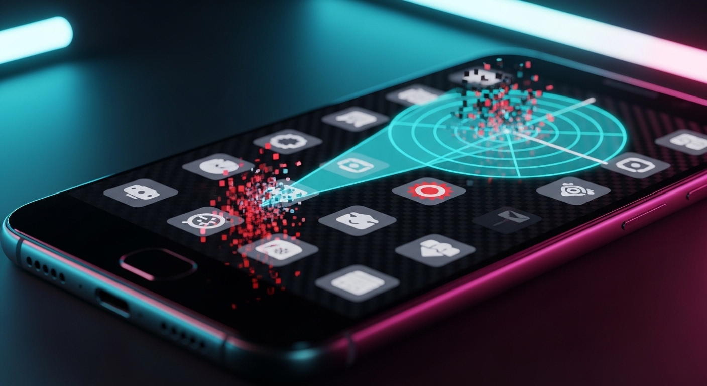 Ilustracion complementaria del tema: proteger movil - aspecto: antivirus.